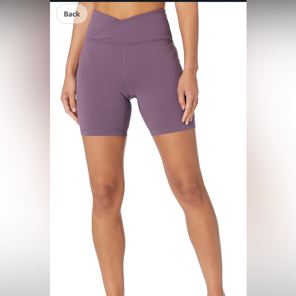Women's Criss Cross Waist Biker Shorts